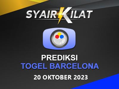 Bocoran Syair Togel Barcelona Tanggal 20 Oktober 2023 Hari Jumat