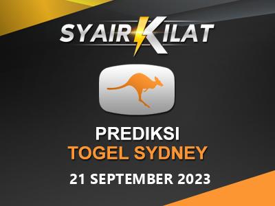Bocoran Syair Togel Sydney Tanggal 21 September 2023 Hari Kamis