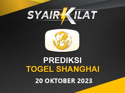 Bocoran Syair Togel Shanghai Tanggal 20 Oktober 2023 Hari Jumat